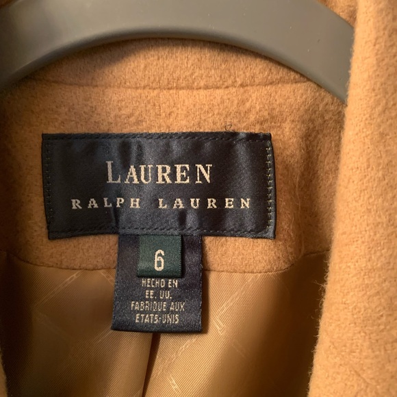 Ralph Lauren, CAMEL TAN blazer jacket. Size 6 GREEN LABEL, CAMEL TAN lining. - Picture 2 of 9